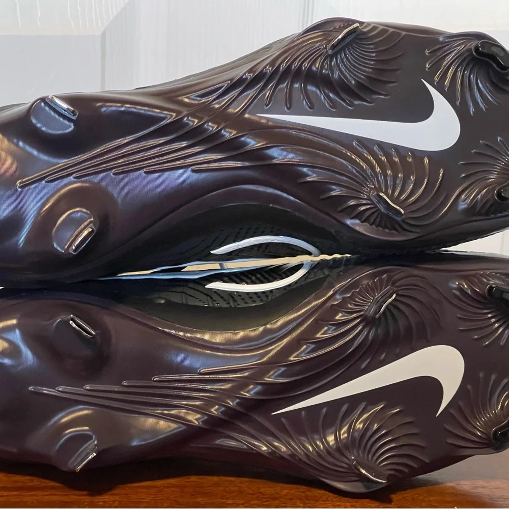 Nike Alpha Huarache NXT Black Grey Baseball Cleats DJ6517-010 Sz 7.5 NEW - Picture 8 of 9